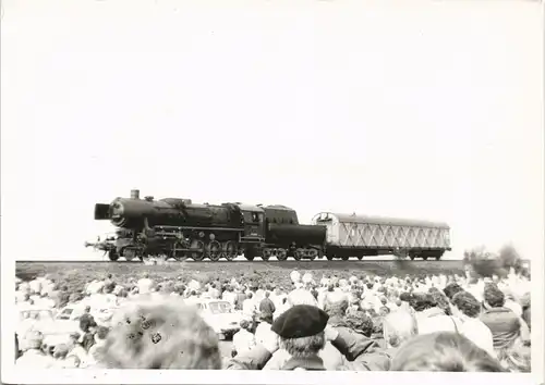 Verkehr Eisenbahn/Zug/Lokomotive Foto Ansicht Dampflok 1970 Privatfoto