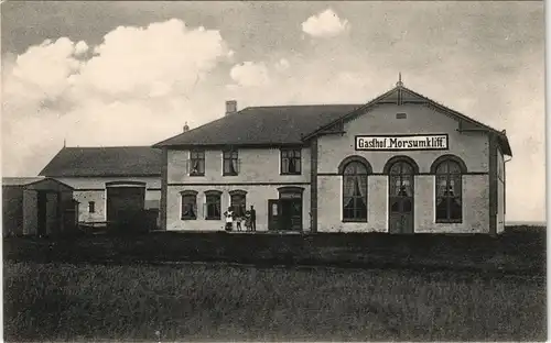 Ansichtskarte Insel Sylt Morsum Gasthof Morsumkliff 1913