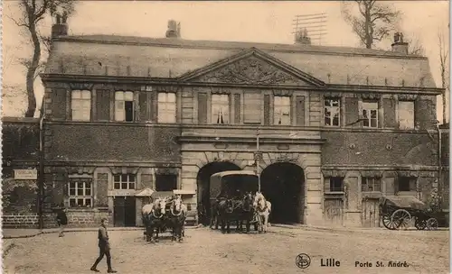 CPA Lille Feldpostkarte 1. WK Port St. André 1916   als deutsche Feldpost