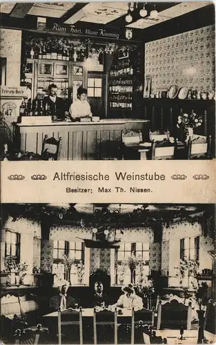Westerland-Gemeinde Sylt 2 Bild Altfriesische Weinstube Besitzer 2 Bild 1909