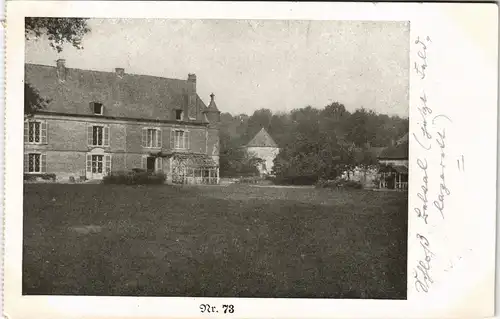 CPA Le Saulcy Le Château de Belval 1916  WK1 Feldpost