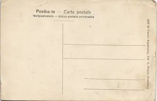 CPA Duß Dieuze Langestraße - Lothringen Lorraine 1913