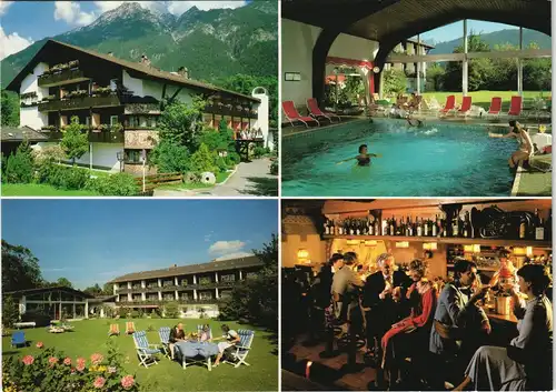 Garmisch-Partenkirchen Hotel Obermühle Restaurant Mühlenstube Mühlstraße  1990