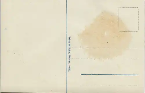 Ansichtskarte  Soldat und Frau in Küche Atelierfoto Brück Sohn Meißen 1916