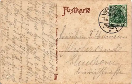 Ansichtskarte Westerland-Sylt Neue Anlagen am Strand 1912