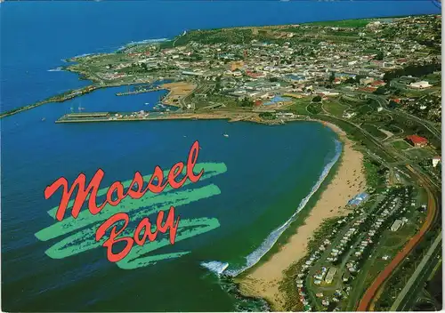 Postcard Mossel Bay Luftaufnahme (Aerial View) Mosselbaai Suid-Kaap 1990