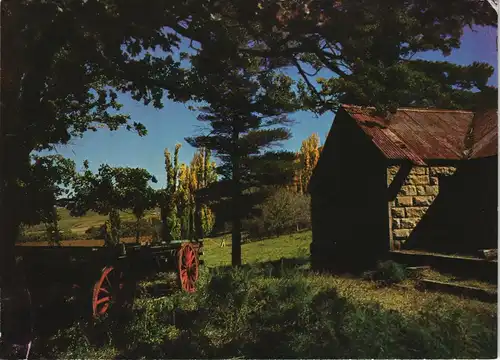 Südafrika Landelike toneel, O.V.S. Rural Scene, Südafrika Landschaft 1970
