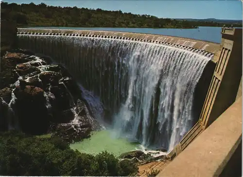 Südafrika Roodeplaat Dam in the Pienaar's River, Staudamm Südafrika 1975