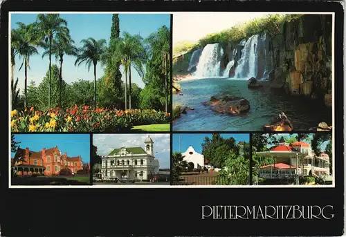 Pietermaritzburg Multi-Views, Stadtteilansichten, Südafrika AK 1995