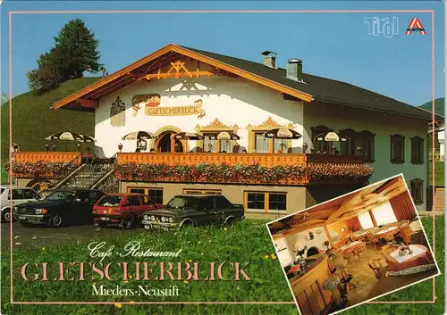 Mieders Stubaital Café Restaurant Gletscherblick  Stubaital Tirol 1980
