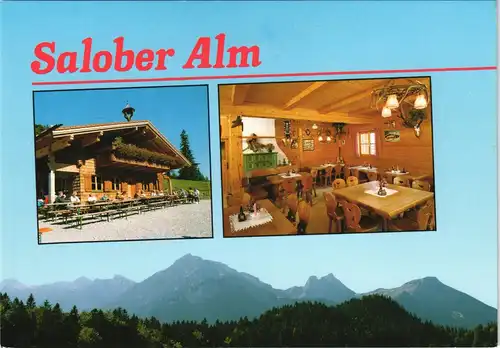 Ansichtskarte Füssen Salober Alm Gasthaus Alm, Familie Albert Müller 1980