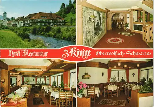 Oberwolfach Gasthof Hotel 3 Könige Bes. Fam. Echle, Schwarzwald 1979
