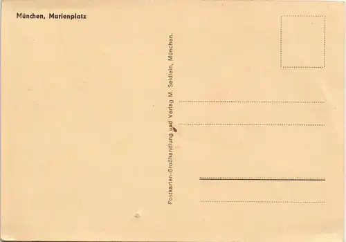 Ansichtskarte München Marienplatz 1940