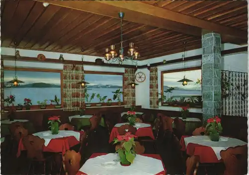 Irschenberg Hotel-Gasthof Kramerwirt Bes. H. und A. Niggl Innenansicht 1970