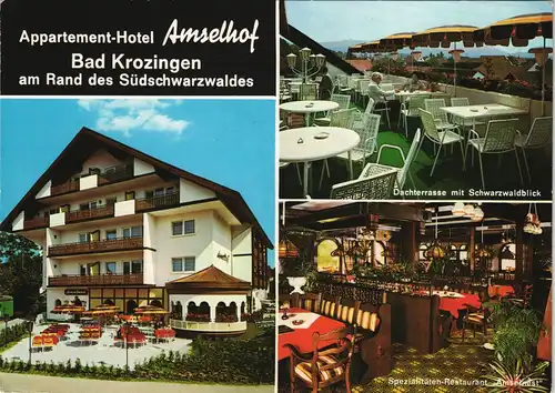Bad Krozingen Appartement-Hotel   Restaurant Amselnest, Kemsstraße 21 1990
