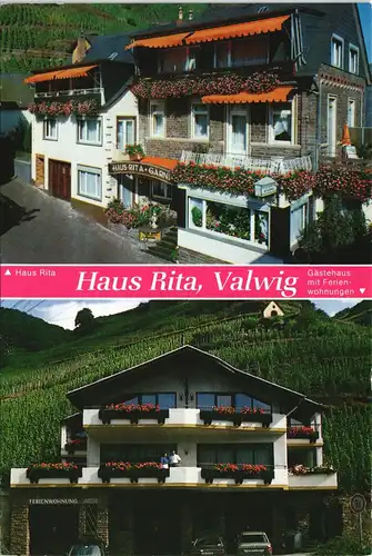 Valwig a.d. Mosel Gästehaus Rita Ferienwohnungen Gemütliche Weinstube 1990