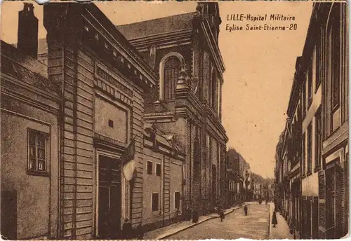 Lille Hopital Militaire Eglise Saint-Etienne-20 gel. Feldpost 1915