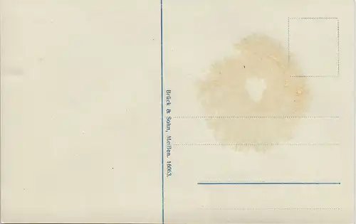 Frau bietet Soldat Essen an - Atelierfoto Brück Sohn Meißen 1916