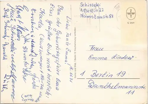 Ansichtskarte Tegel-Berlin Mehrbildkarte Erholung am Tegeler See 1971
