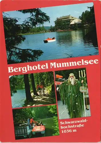 Ansichtskarte Seebach See Partie mit BERGHOTEL Schwarzwald-Hochstrasse 1975