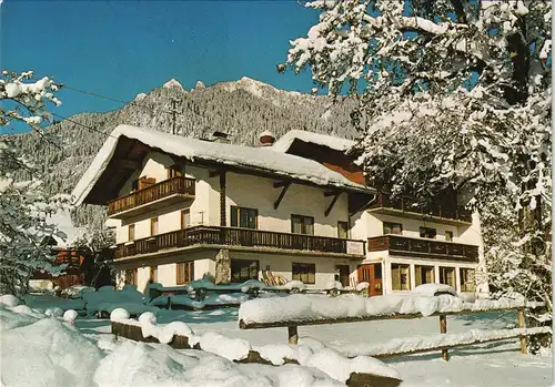 Reutte Partie an der Pension DEUTSCHMANN, Wängle Reutte Tirol 1970