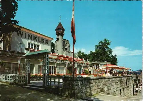 Ansichtskarte Salzburg Grand Café Winkler am Mönchsberg 1975