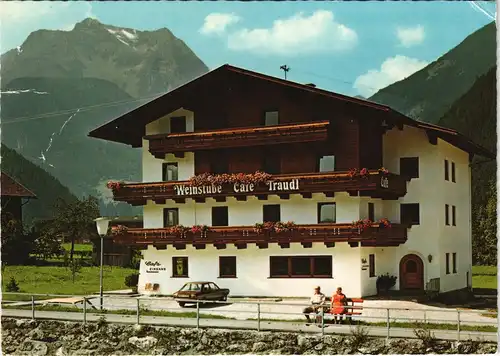 Ansichtskarte Mayrhofen Gästehaus CAFE TRAUDL Zillertal / Tirol 1970