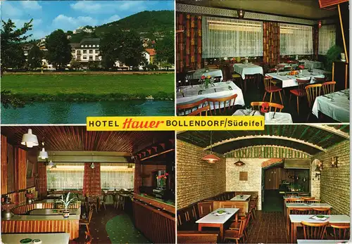 Bollendorf (Eifel) HOTEL PENSION HAUER Mehrbild-AK Süd-Eifel Region 1980