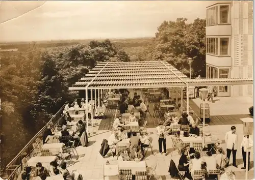 Ansichtskarte Köpenick-Berlin Müggelturm Terrasse DDR Postkarte 1971