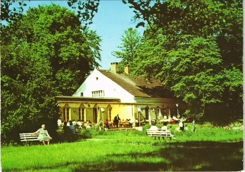 Ansichtskarte Putbus Partie am Rosen-Café, DDR Ansicht AK 1973/1972