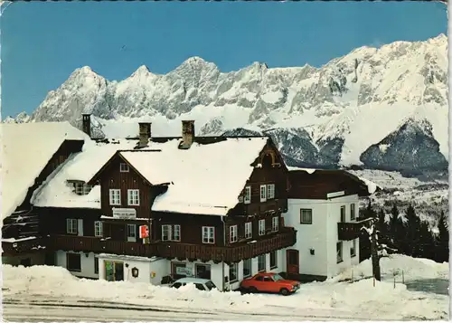 Rohrmoos Partie am Alpen-Gasthof Winterer, Inh. Kraml, Steiermark 1977