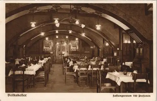 Ansichtskarte Wien Innenansicht Wiener Rathauskeller 1929