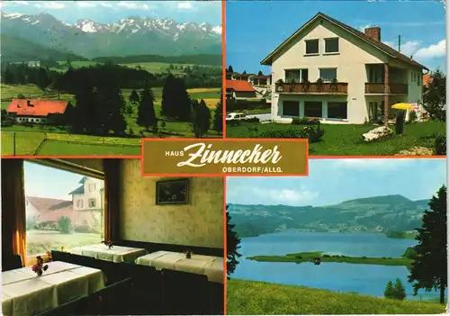 Bad Oberdorf (Algäu)-Bad Hindelang Haus Zinnecker, Unterkunft & Gasthaus  1977