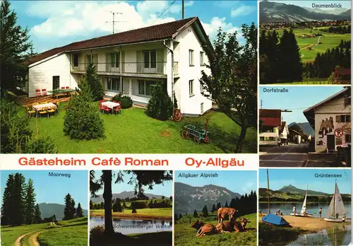 Bad Oy-Oy-Mittelberg Gästeheim Café Roman Bes.: R. Plesche, Oy im Allgäu 1981