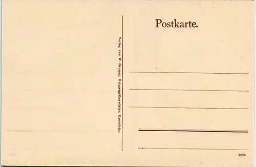 Rezonville Quartier Sr. Maj. König Wilhelm I. in Rezonville in der Nacht 1915