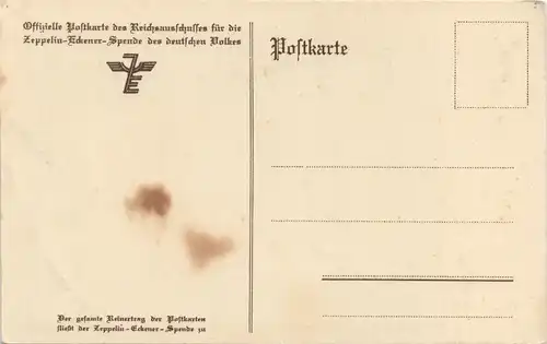 Ansichtskarte  Luftschiff Kapitän 1928