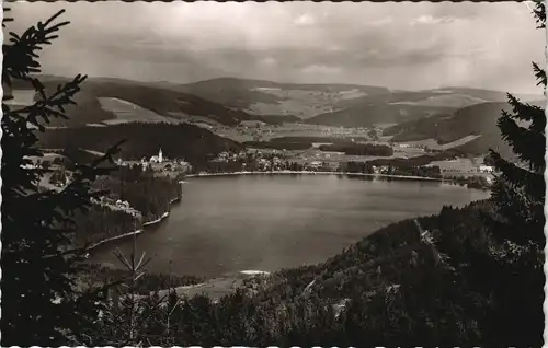 Ansichtskarte Titisee Blick auf den Titisee 1955