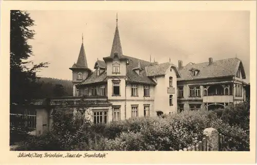 Ansichtskarte Schierke Ferienheim Haus der Freundschaft 1954