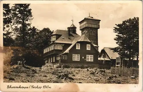 Postcard Taus Domažlice Schwarzkoppe - Cerkov 1940