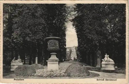 Ansichtskarte Potsdam Schlosspark Sanssouci 1926
