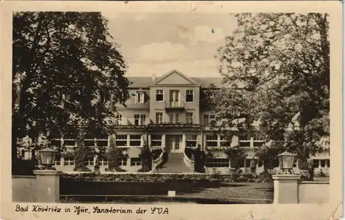 Ansichtskarte Bad Köstritz Sanatorium 1953