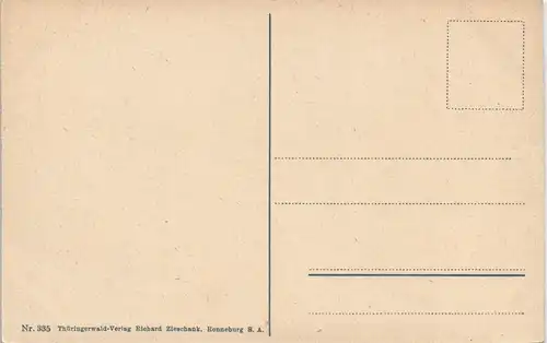 Ansichtskarte Manebach-Ilmenau Kammerberg 1913