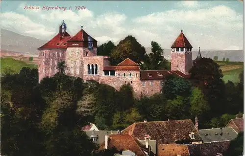 Ansichtskarte Elgersburg Schloss Elgersburg 1913