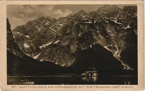 St. Bartholomä-Schönau am Königssee St. Bartholomä am Königssee 1917