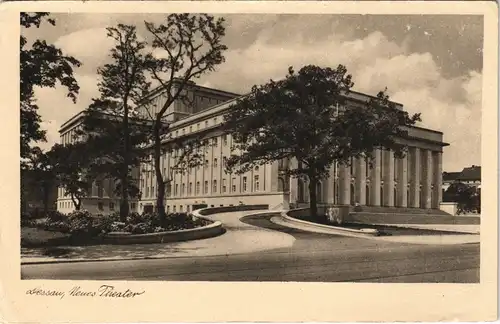 Ansichtskarte Dessau-Dessau-Roßlau Anhaltisches Theater / Landestheater 1956