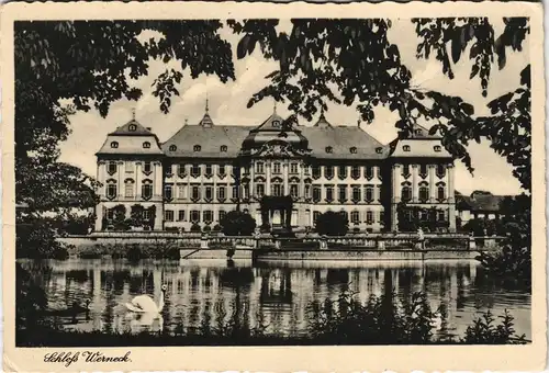 Ansichtskarte Werneck Schloß 1932