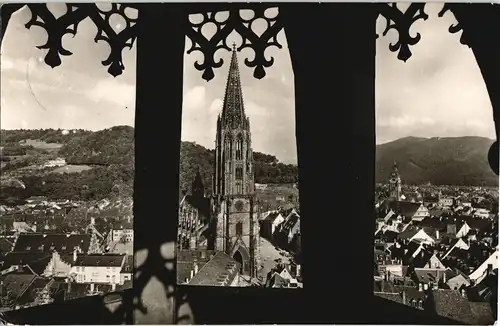 Ansichtskarte Freiburg im Breisgau Blick auf die Stadt (Foto AK) 1968