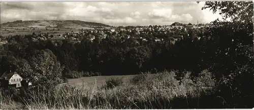 Postcard Steinschönau Kamenický Šenov Panoramakarte 1964