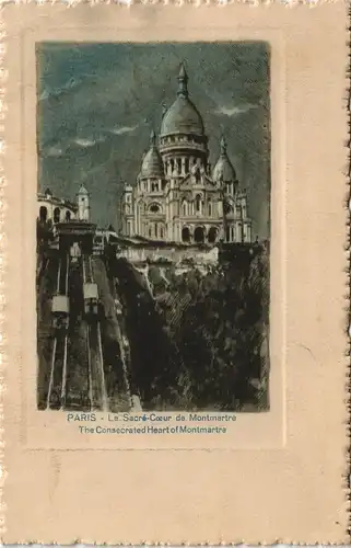 CPA Paris Le Sacré-Coeur de Montmartre 1930