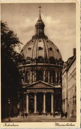 Postcard Kopenhagen København Frederikskirche / Marmorkirche 1952